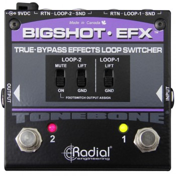 Radial BigShot EFX Effekt Loop Választó Kapcsoló