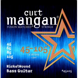 Curt Mangan 45-105 Nickel Wound Light Basszusgitár Húr Szett