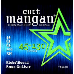 Curt Mangan 45-130 Nickel Wound 5 Darabos Basszusgitár Húr Szett