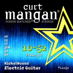 Curt Mangan 10-52 Nickel Wound Gitár Húr Szett