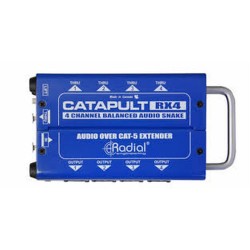 Radial Catapult RX4 4 Csatornás Receiver + 8 XLR Kimenet CAT5 Audio Snake