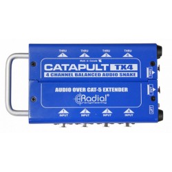 Radial Catapult TX4 4 Csatornás Jeladó + 4 XLR Be- és 4 XLR Kimenet CAT5 Audio Snake