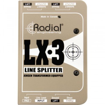 Radial LX3 Passzív Line-level Elosztó