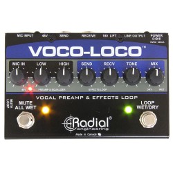 Radial Voco-Loco Effekt Választó Kapcsoló Énekhez vagy Hangszerhez